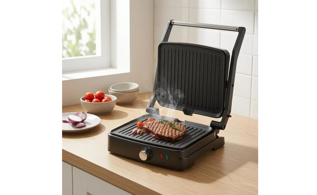 Sandwich Grill 220V Electric Grill Press Countertop Appliance Nonstick Plates Adjustable Heat for Home