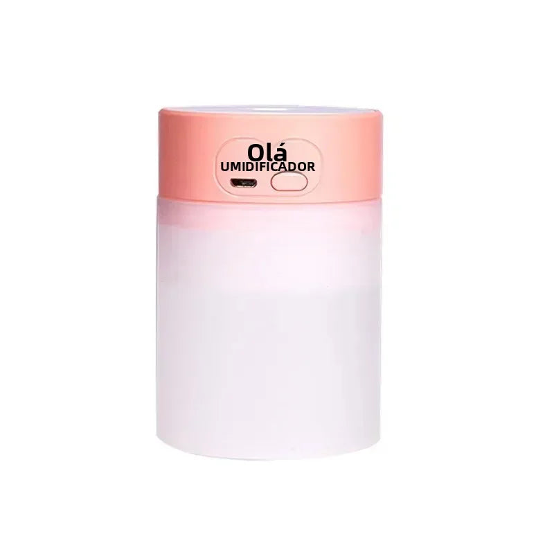 Colorful Atmosphere LED USB Mini Humidifier Car Home Bedroom Air Moisturizer Portable Desktop Aromatherapy Waterless Ultrasonic