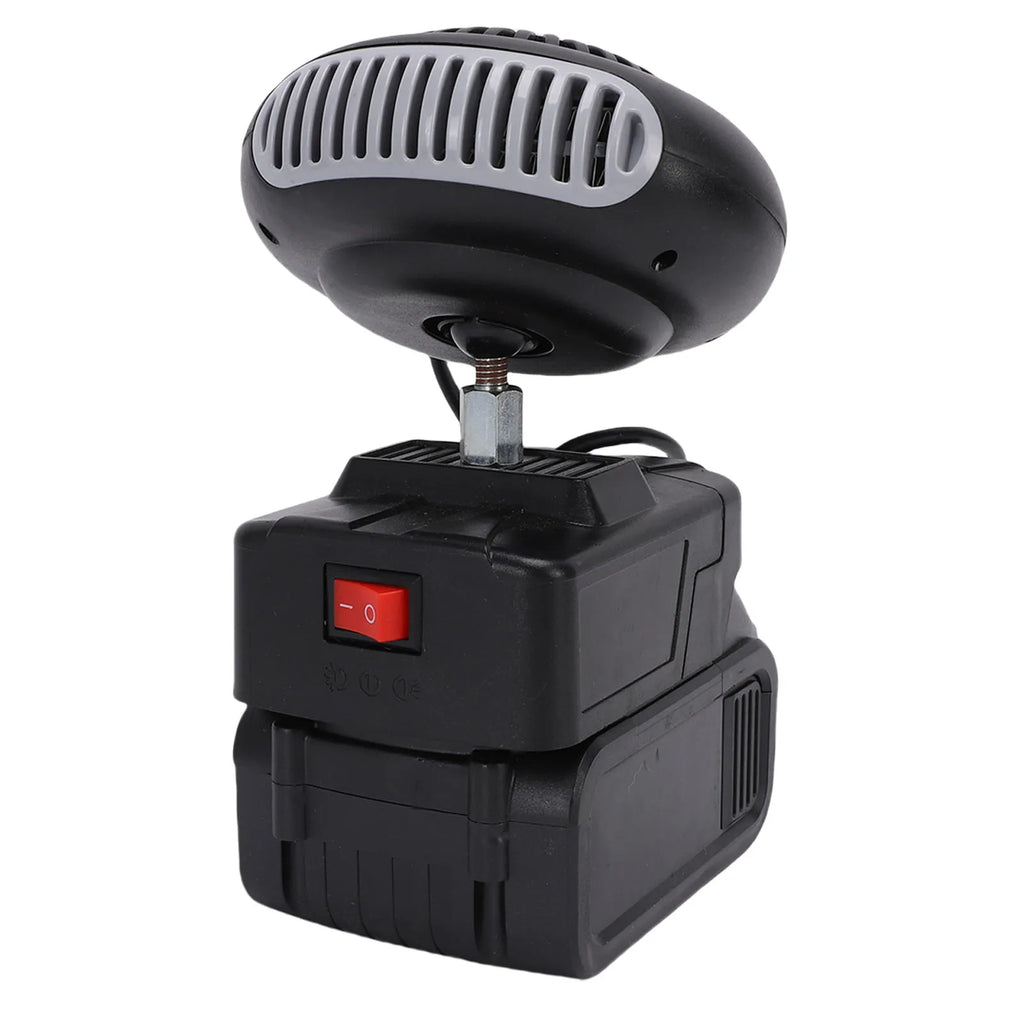 Portable Battery Powered Space Heater Cordless Car Heater Defogger Fan Quiet for Car Office Indoor Use