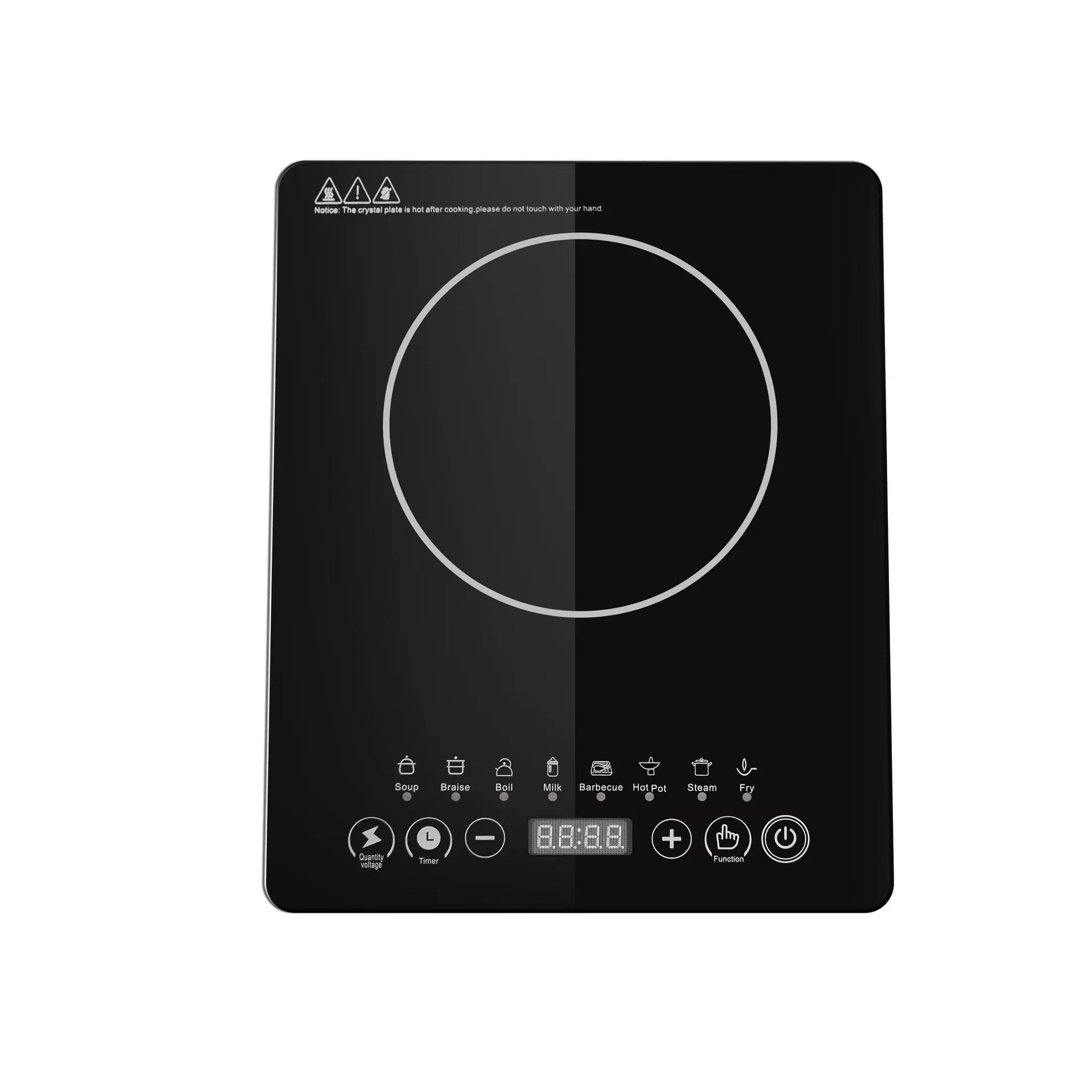 High-power Solar Induction Cooker Multi-functional Household Stir-fry Soup Hot Pot