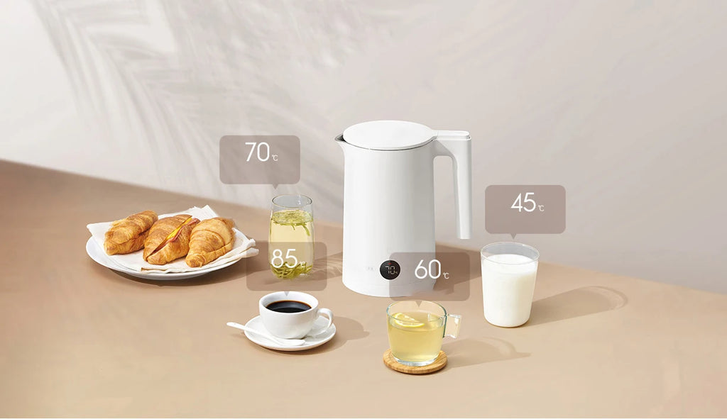 NEW MIJIA Constant Temperature Electric Kettles 2 LED Digital Display 4 Thermos Modes Water Teapots for Travel Heating Kettle