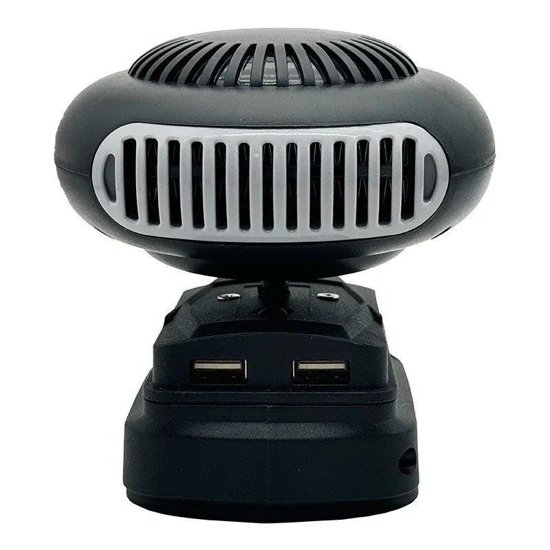 Portable Lithium Electric Power Warm Air Blower Fan Heater Hot&Cold Wind Dual Mode for Makita for Bosch for DeWalt for Milwaukee