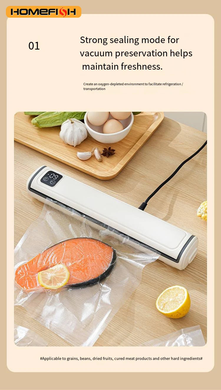 Portable Vacuum Packaging Machine Food Sealing Vacuum Sealer With Vacuum bags Dry/Wet Food Fresh Packaging Machine