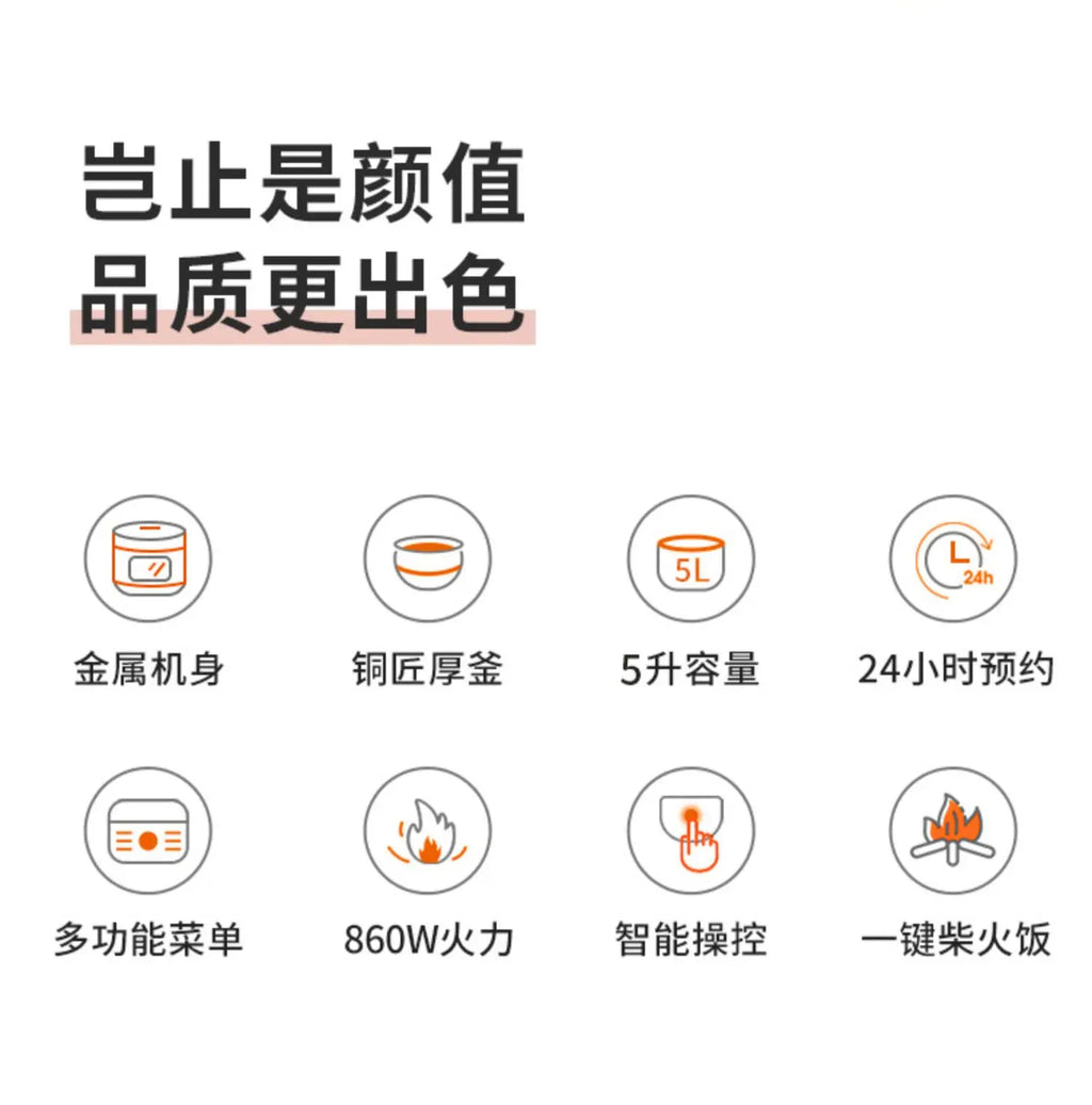 Joyoung Multi-function Smart Rice Cooker for Cooking Rice and Soup Rice Cooker 220V Cuiseur Electrique Multifonction Rice Cooker