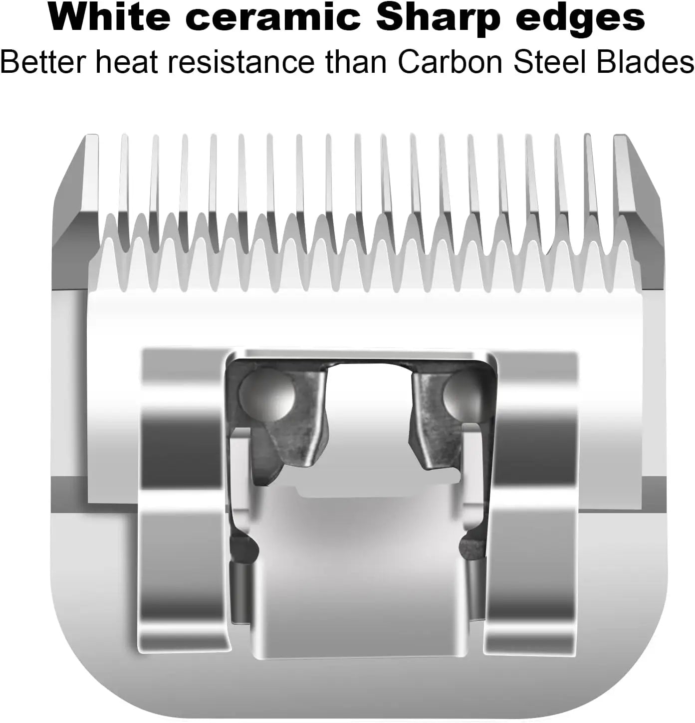(Size 7FC) Animal Dog Cat Grooming Detachable Ceramic Blade Compatible with Most Andis，Oster A5，Wahl KM Series Pet Clipper
