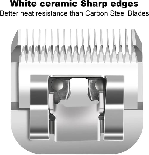 (Size 7FC) Animal Dog Cat Grooming Detachable Ceramic Blade Compatible with Most Andis，Oster A5，Wahl KM Series Pet Clipper