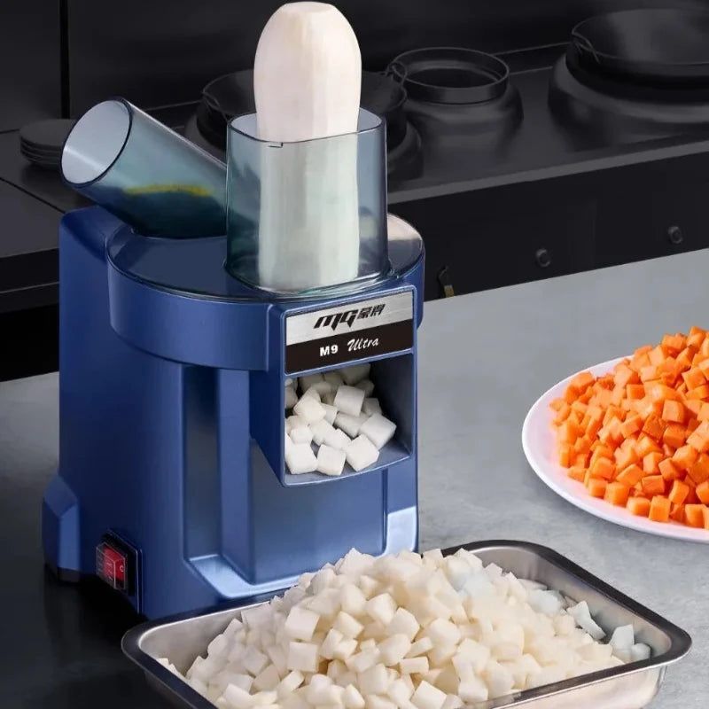 Commercial vegetable cutter Electric shredder Shredded potatoes Shredded radish Household slicer Peeling and dicing machine