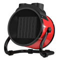 Electric Heating Fan 2000W Portable Space Heater Adjustable Thermostat 2 Heat Settings + Fan Mode Overheat & Tip-Over Protection