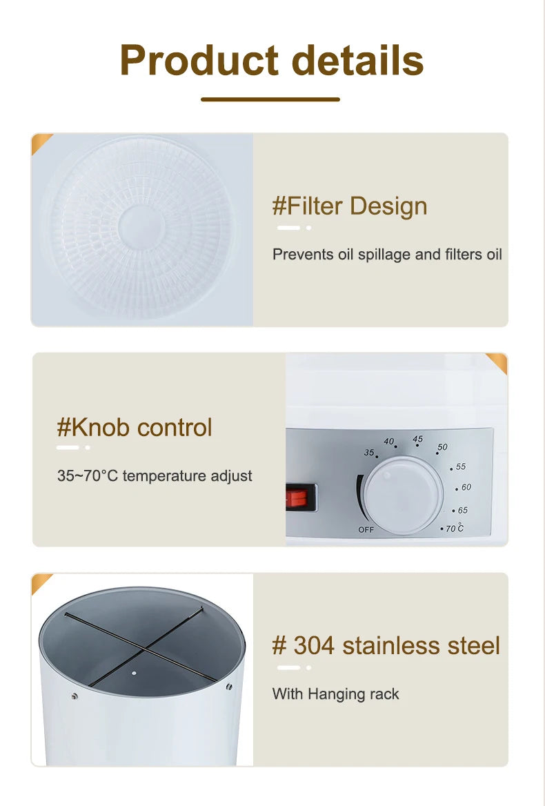 Smokeless Sausage Roaster Cured Meat Pickled Food Dryer Thermostatic Baker Roasting Stove Hot wind circulation Fruit Dehydrator
