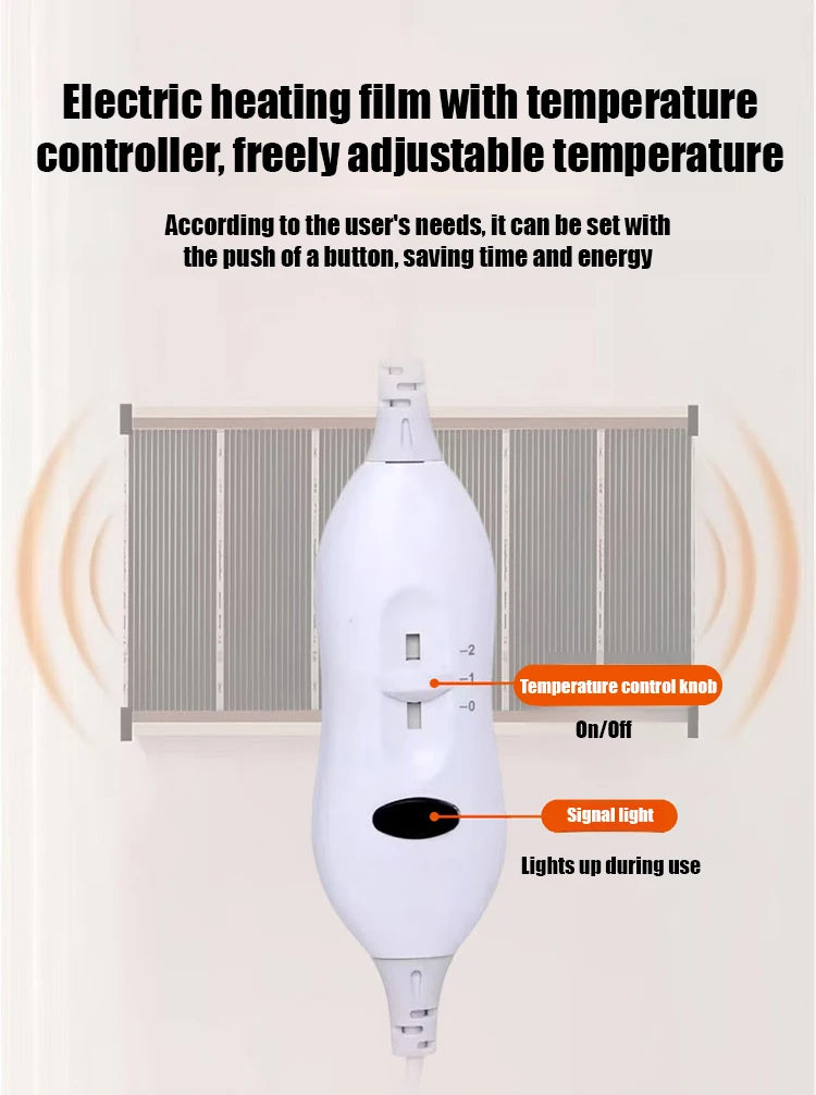 Energy Saving Graphene Heater Wall Mounted Fast Electric Heating Panel Far Infrared Heating Plate For Living Room Bedroom Office