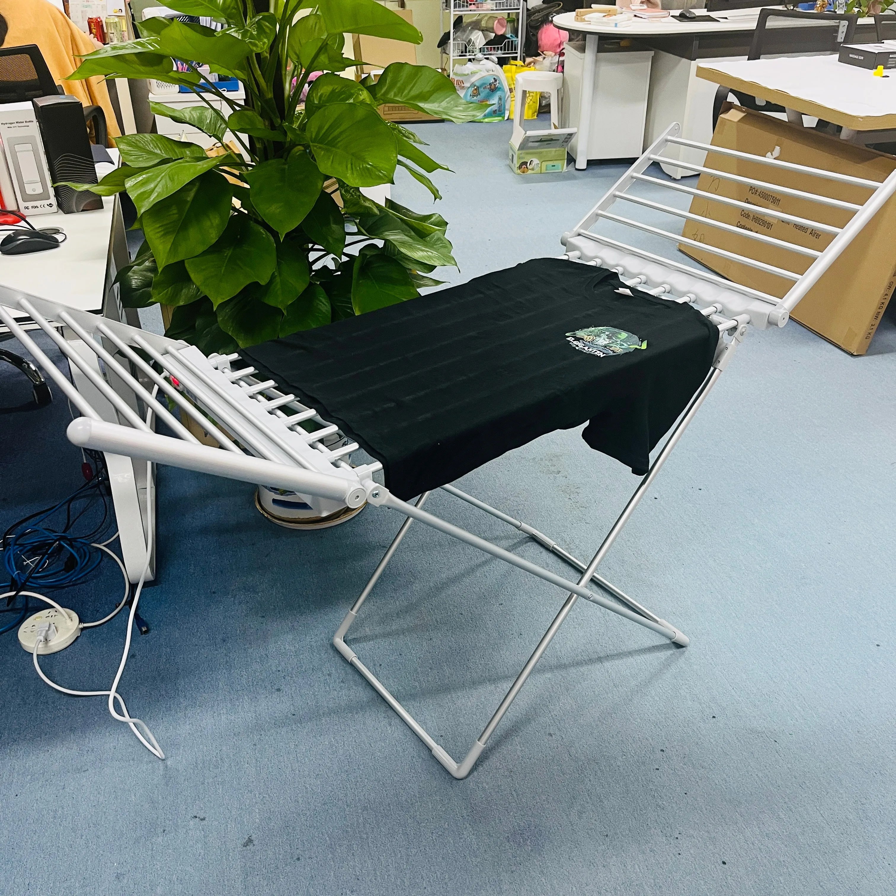 Foldable Heated Electric Clothes Drying Rack, Electric Airer Clothes Drying Rack Foldable Clothes-dryer Rack For Indoor
