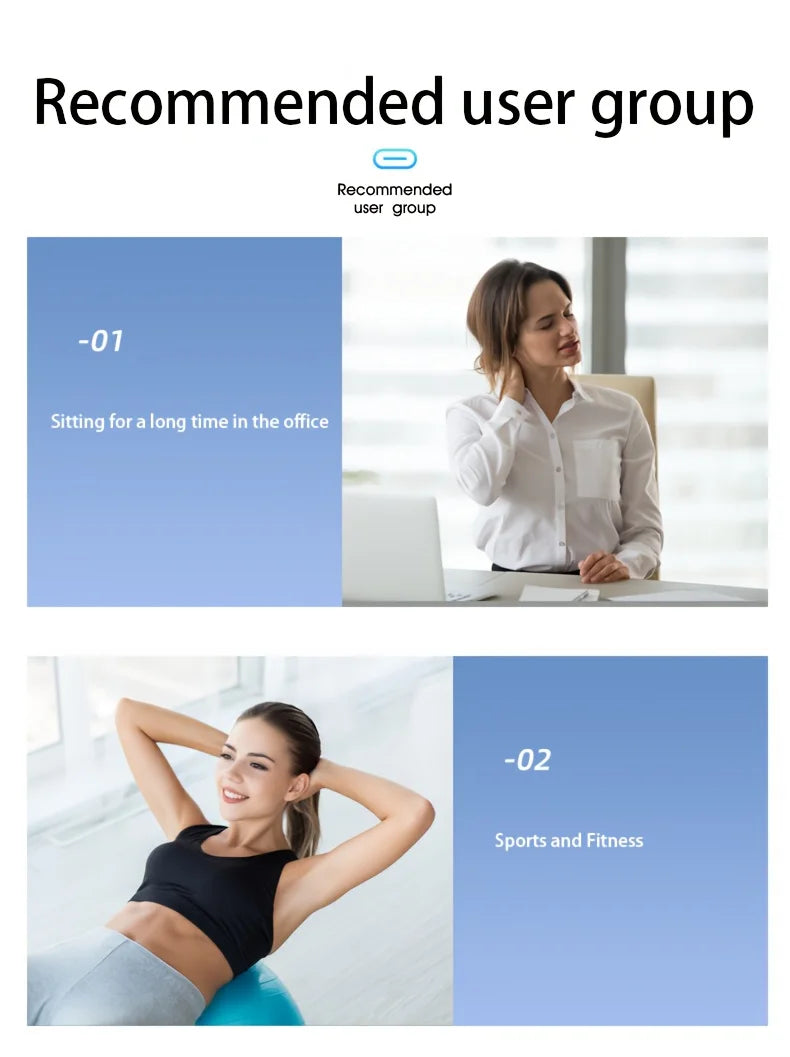 Lenovo brand massage device N3 deep massage, relieve muscle soreness, exercise and relax, LED touch screen design, portable, mul