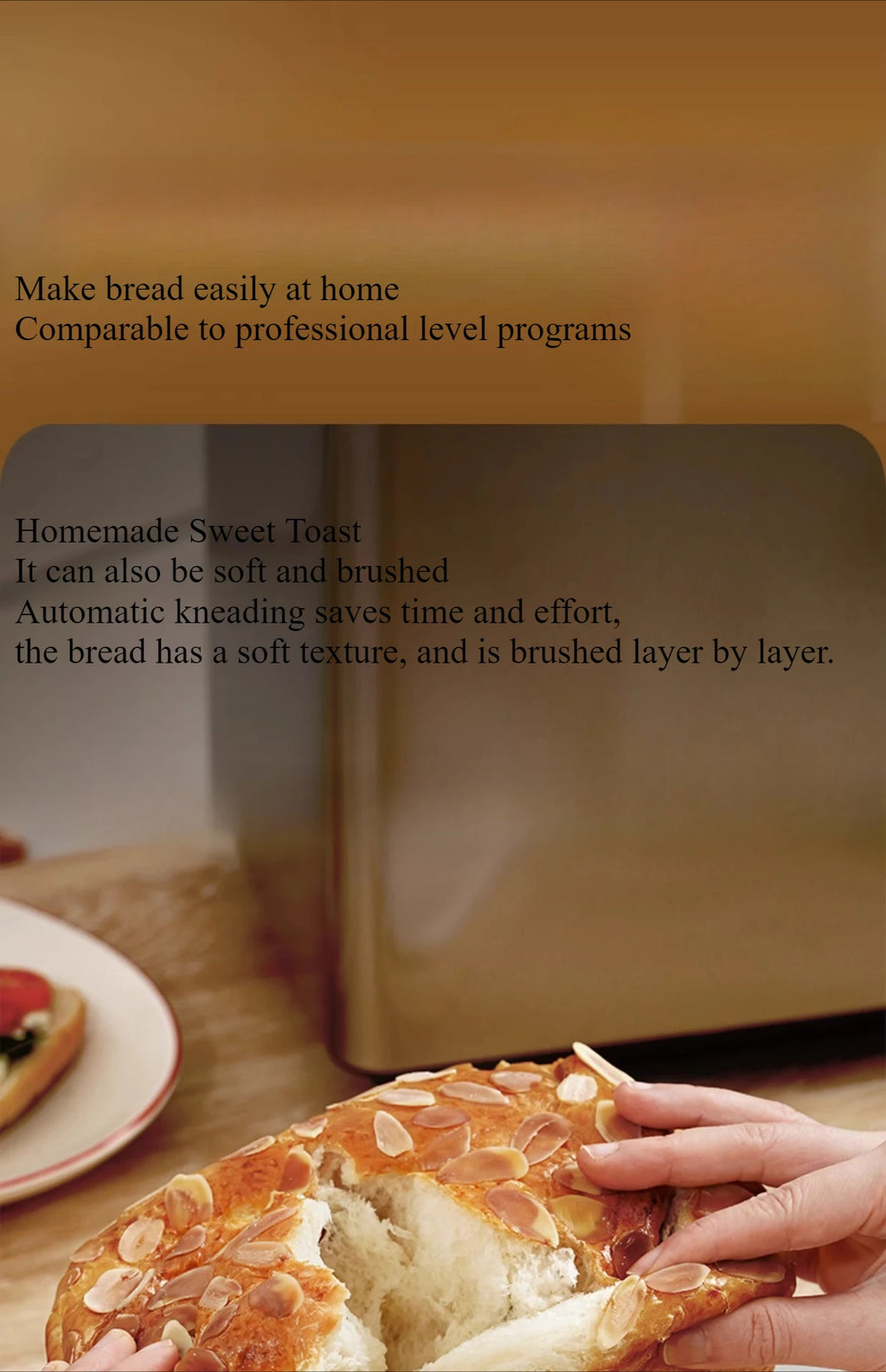 220V Bread Maker Home Fully Automatic Small Cake Maker Multi functional Breakfast Machine