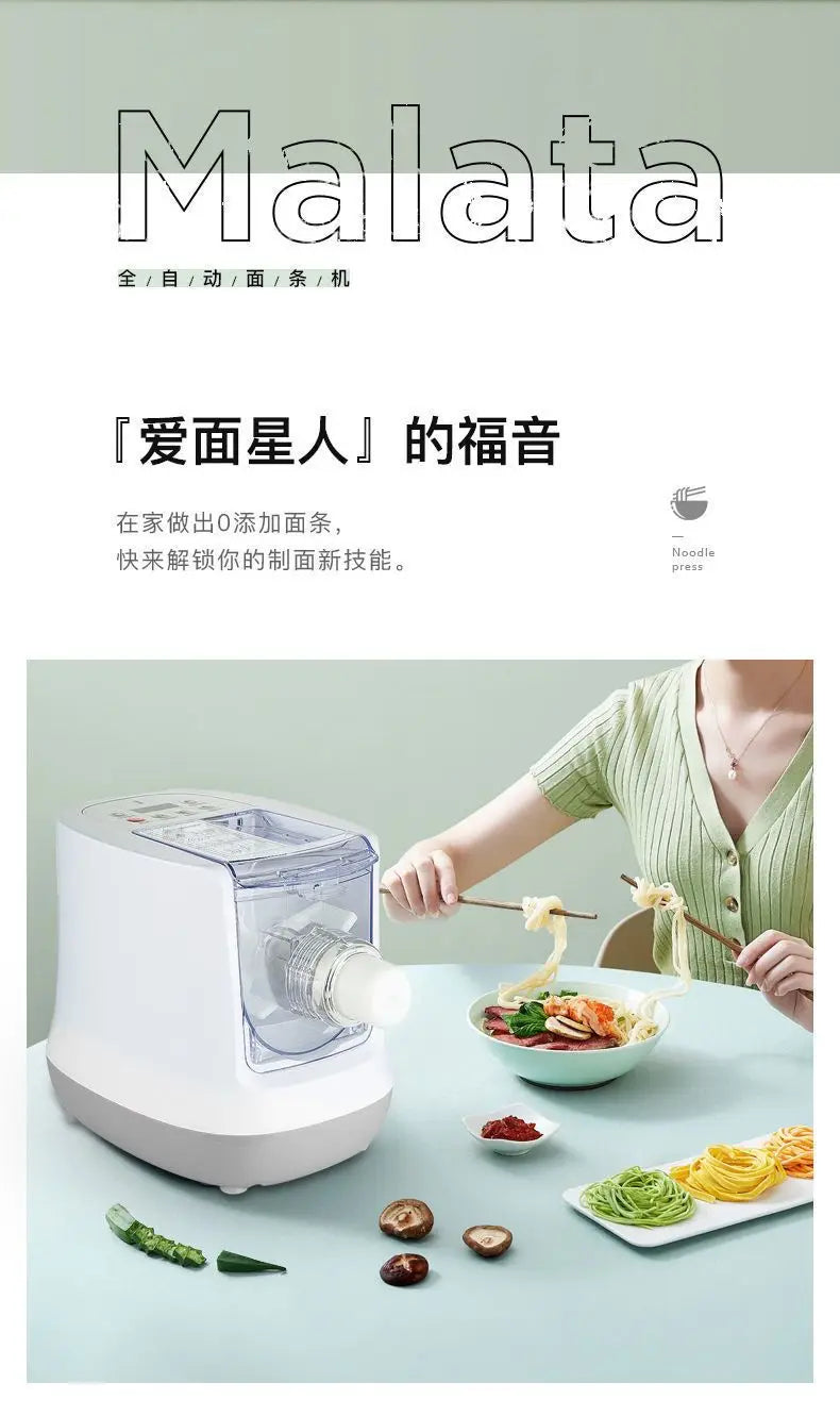 Household Electric Noodle Machine Automatic Multi-function Dough Kneading Dumpling Skin Maker Smart Kitchen Appliance