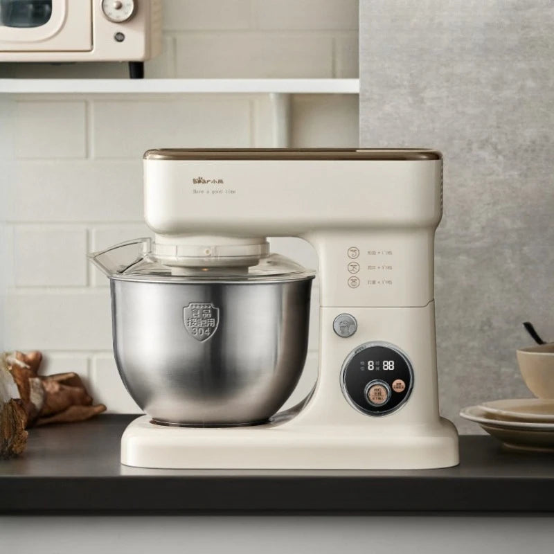 Bear Stand Mixer Small Household Dough Maker Kneading Machine Multifunctional Automatic All-in-One for Mixing & Whisking