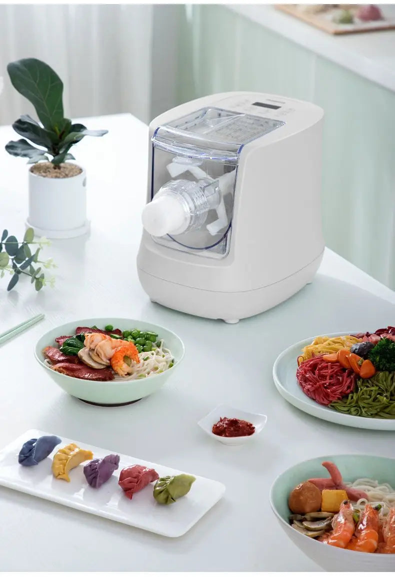 Household Electric Noodle Machine Automatic Multi-function Dough Kneading Dumpling Skin Maker Smart Kitchen Appliance