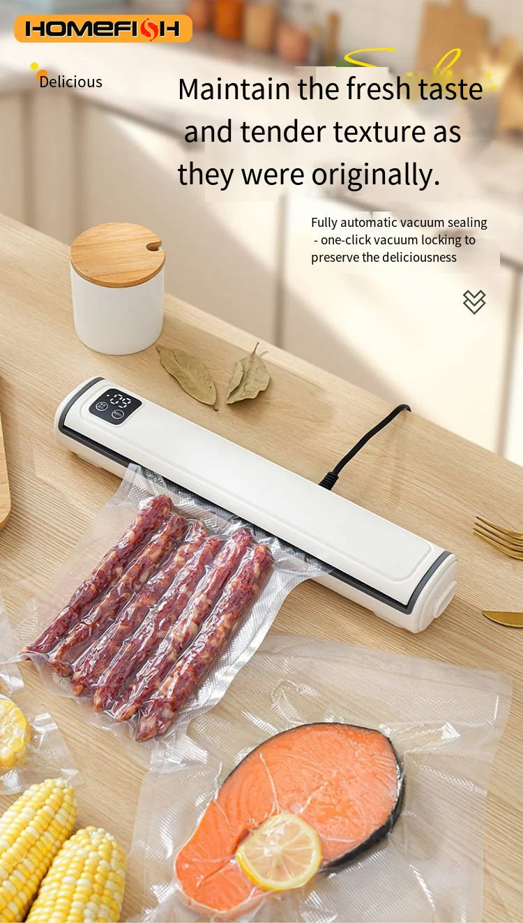 Portable Vacuum Packaging Machine Food Sealing Vacuum Sealer With Vacuum bags Dry/Wet Food Fresh Packaging Machine