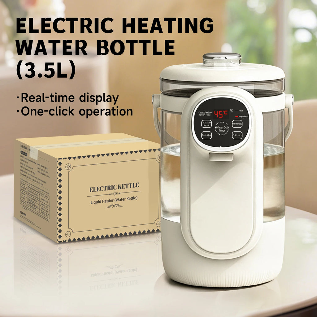 Electric Kettle 3.5L Temperature Control Water Boiler Thermo Pot 24H Keep Warm Hot Water Dispenser with Digital Display for Baby
