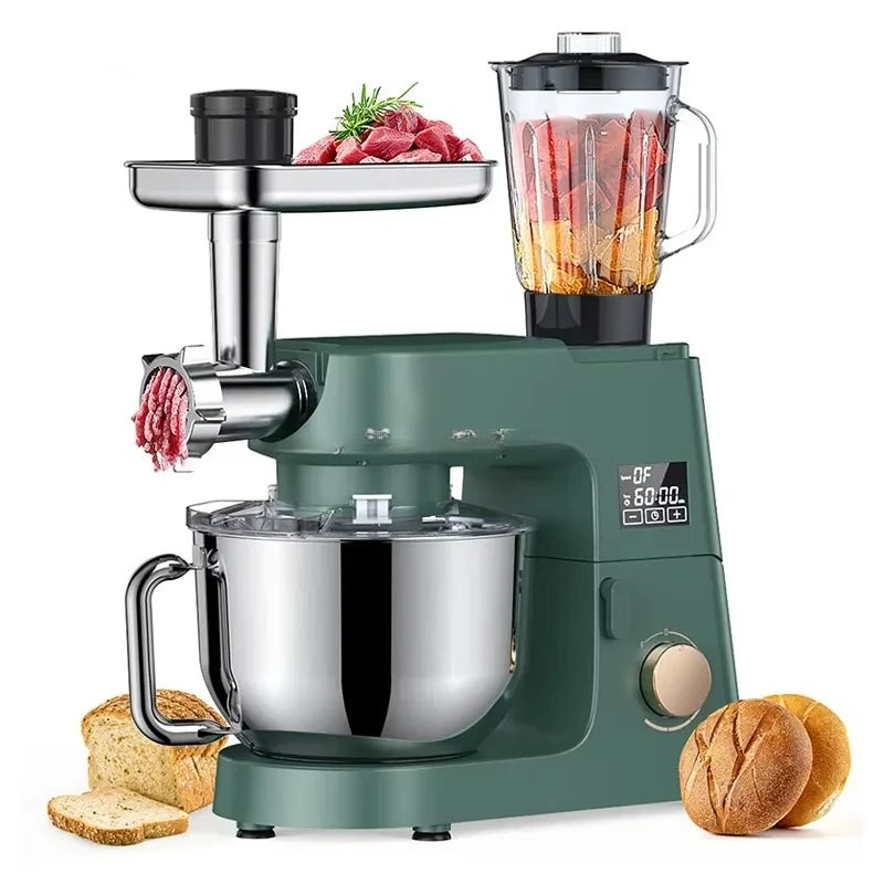 Electric Food Mixer Machine 5L-10L SUS304 Bowl Stand with Mixing Bowl & Dough Hook Factory Cust-omization Cust-om Home Kitchen