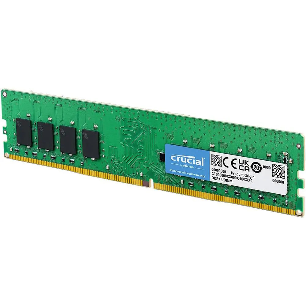 Crucial Memory Desktop RAM DDR4 16GB 4GB 8GB 3200MHz 2133 2400 2666MHz DIMM 288Pin PC4-21300 25600 19200 17000 Non-ECC PC RAMs