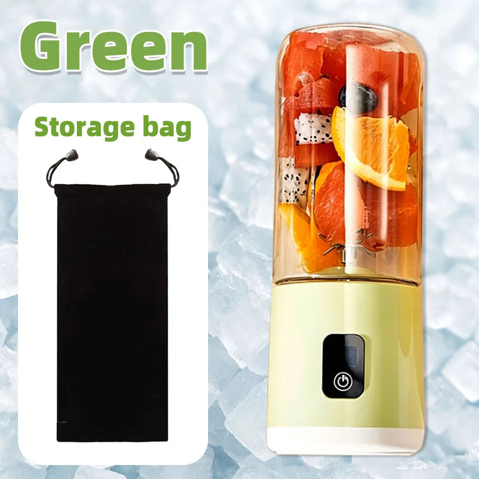 Portable Blender USB Mini Juicer Cup Electric Fruit Mixer Personal Smoothie Blender for Travel Home Outdoor Fresh Juice Making