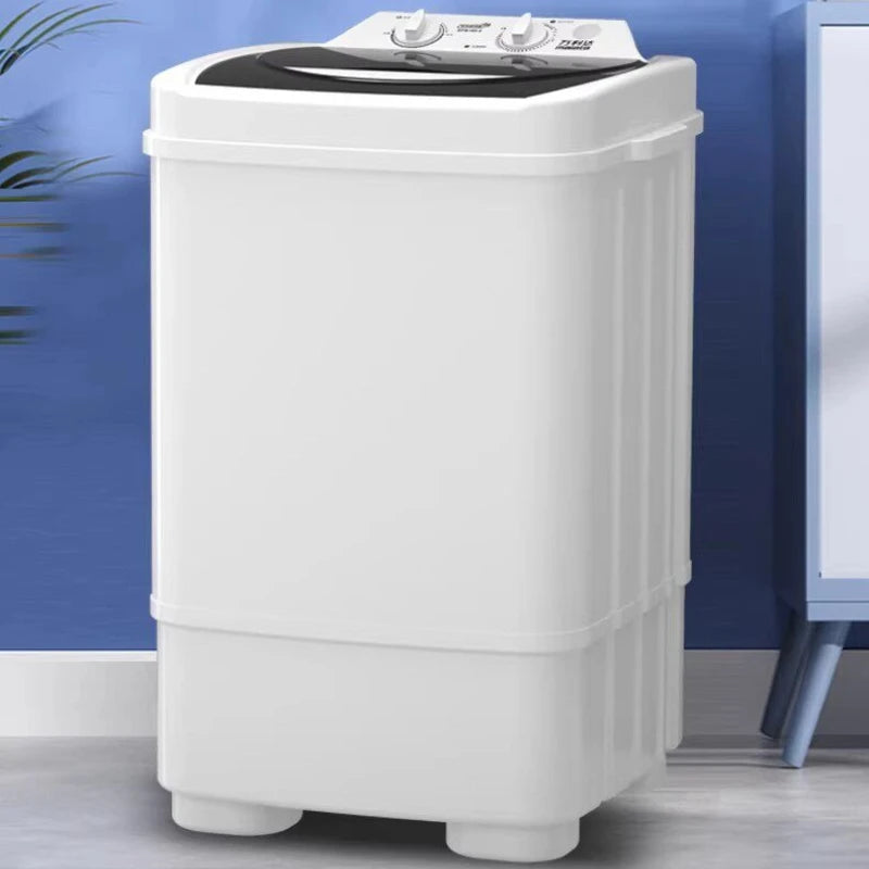 10KG Single Tub Washing Machine, Full & Semi-automatic Large Capacity Mini Laundry Washer for Rental Home Use