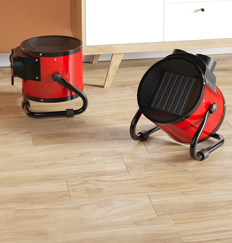 2000W Portable Electric Space Heater with Fan Adjustable Thermostat 2 Heat Settings + Fan Mode Overheat & Tip-Over Protection