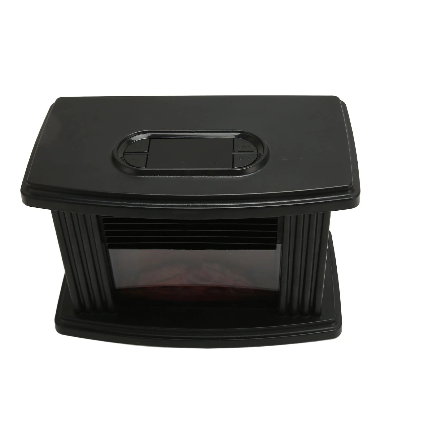 Mini Electric Fireplace Heater Simulated Flame Quiet Operation Portable Heating  Warmer Fan Space Heater with Remote Control