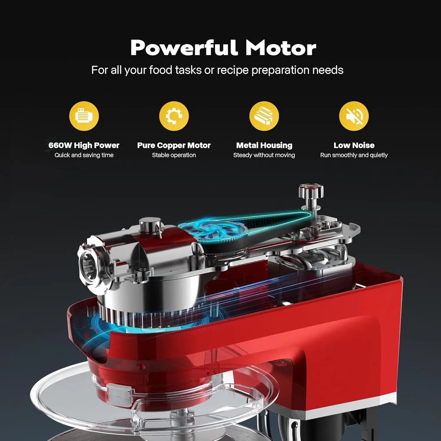 3 in 1 Dough Egg Cake Fruit Blender, Meat Mixer, Professional Stand Food Mixer for Bakery, Electric Robot Kitchen Aid