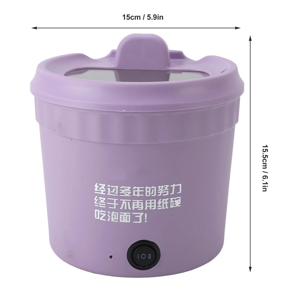 Electric Noodle Cooker Portable Multifunctional Easy Cleaning Small Electric Pot Stick Proof 1.2L for  for Cooking Pasta