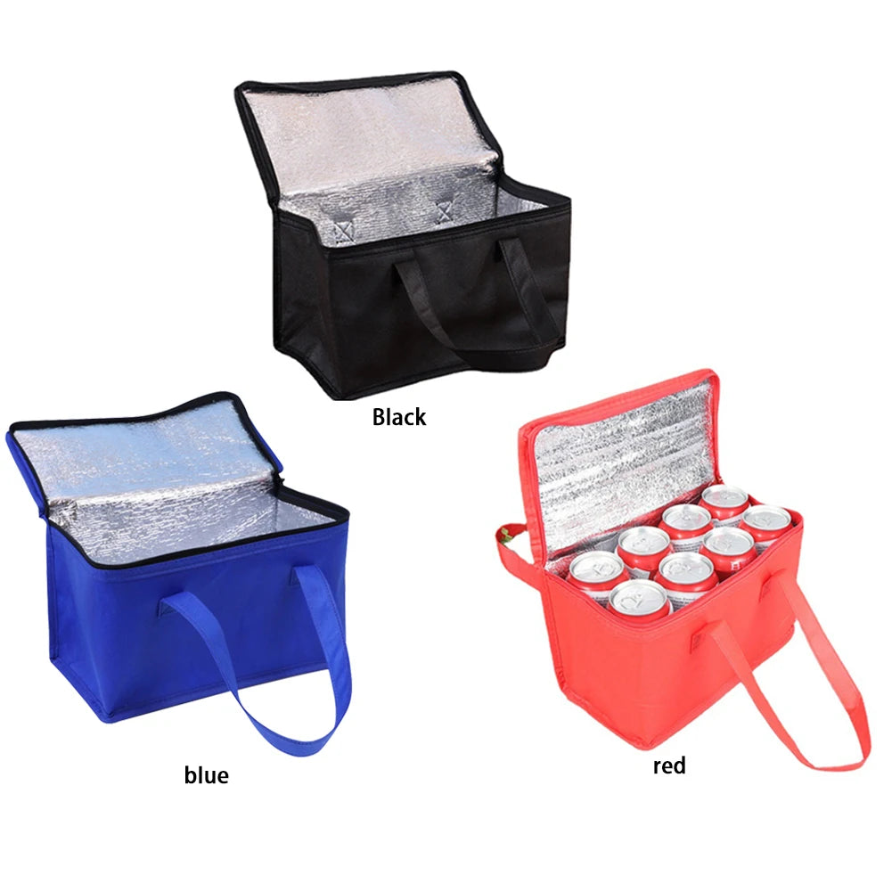 Beer Cooler Portable Bag Folding Food Thermal Storage Bag Insulation Picnic Ice Pack Drink Carrier Insulated Bag for Outdoor