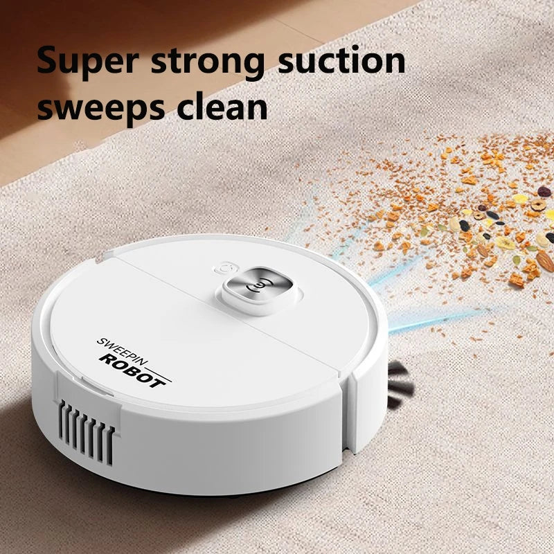 Mini Vacuum Cleaner 3-in-1 Robot Vacuum Cleaner Intelligent Sweeping Robot Household Dust Sweeping Mopping for Home Floor Carpet