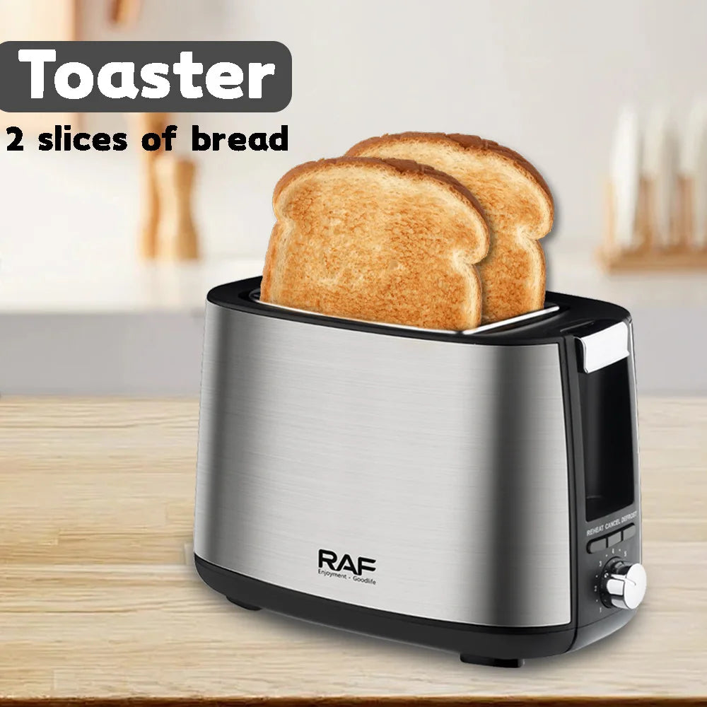 Electric Household breakfast Machine, Toaster, Two-slice bread machine, toaster multi-function Homeheld Appliance
