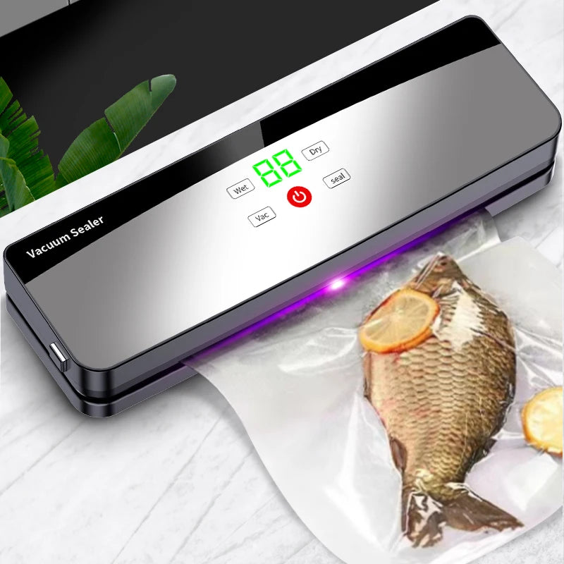 Rechargeable Wireless Portable Vacuum Sealer Multi-Pack with Sealing Countdown Display Touch Waterproof Buttons C715