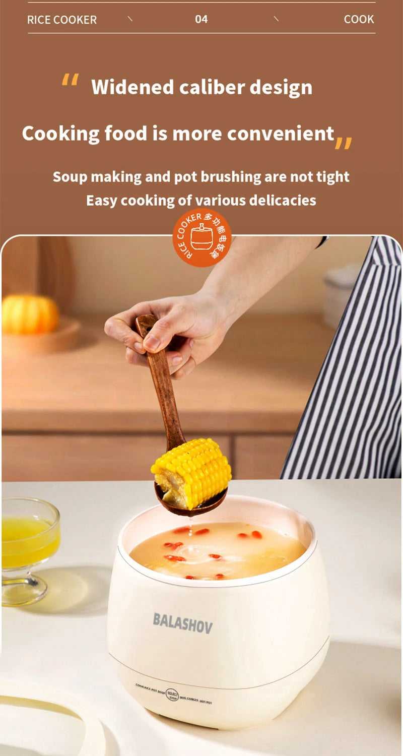 Mini Multi-function Smart Rice Cooker Small Non-Stick Cooker Ricecooker Household Multifunction Electric Cooking EU Plug