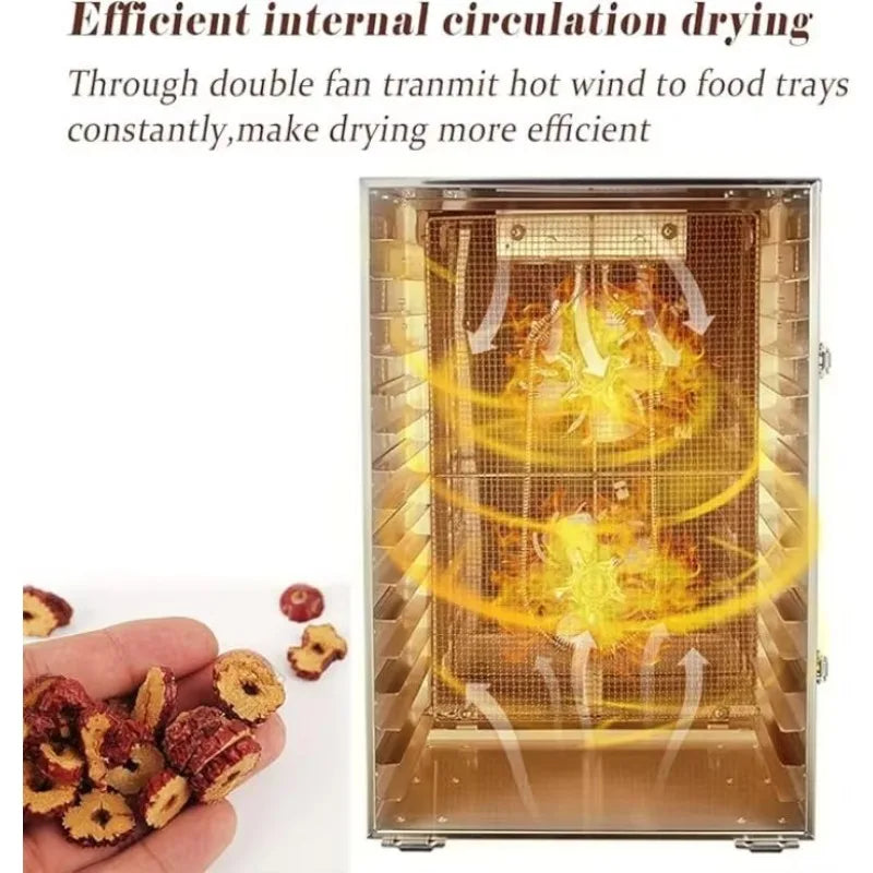 16 Tray Industrial Fruit and Vegetable Household Electric Food Dehydrator