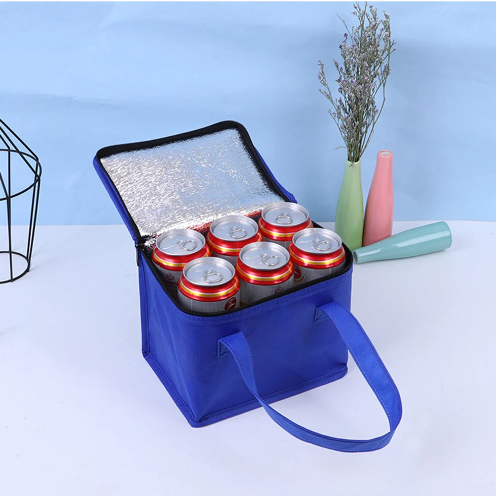 Beer Cooler Portable Bag Folding Food Thermal Storage Bag Insulation Picnic Ice Pack Drink Carrier Insulated Bag for Outdoor